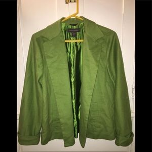 Vintage Kermit green banana republic blazer.